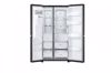 Ψυγείο Ντουλάπα LG GSLE91EVAC Black Inox C Psugio Ntoulapa LG GSLE91EVAC Black Inox C